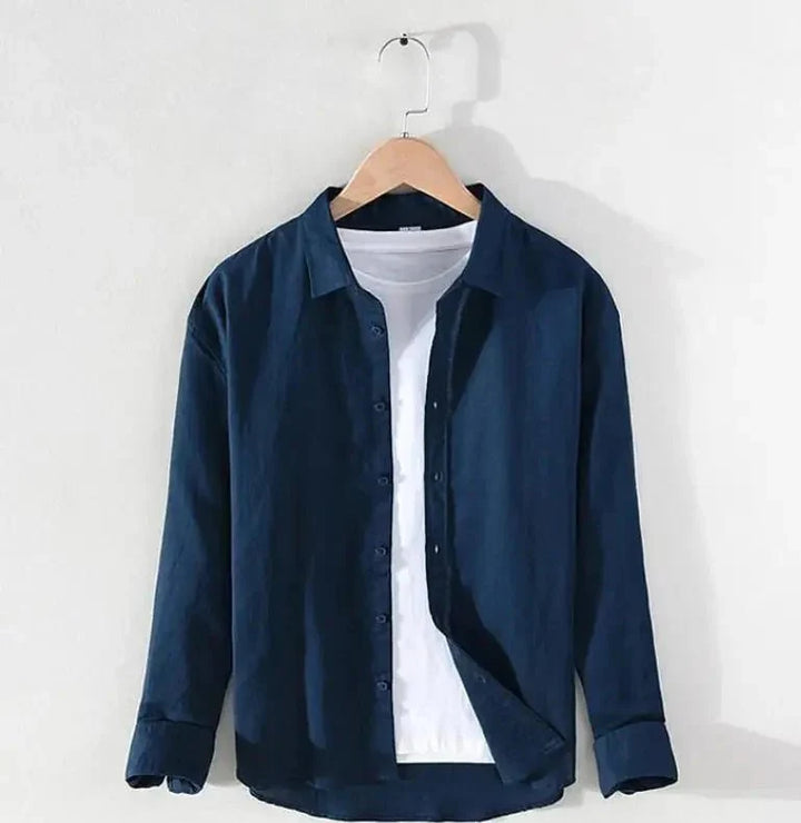 Chemise streetwear à col montant