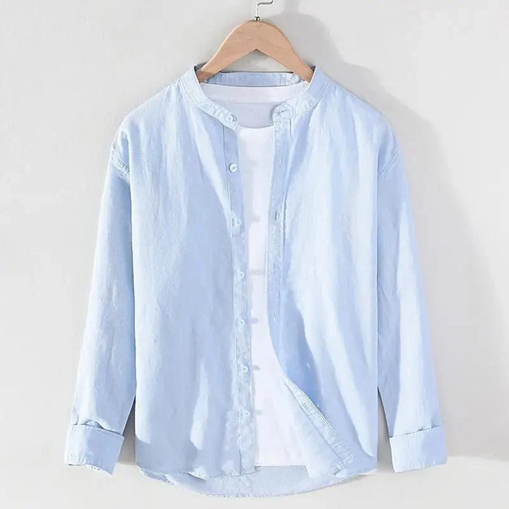 Chemise streetwear à col montant