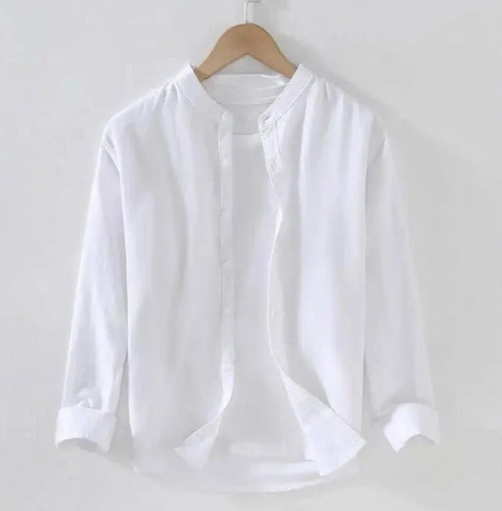 Chemise streetwear à col montant
