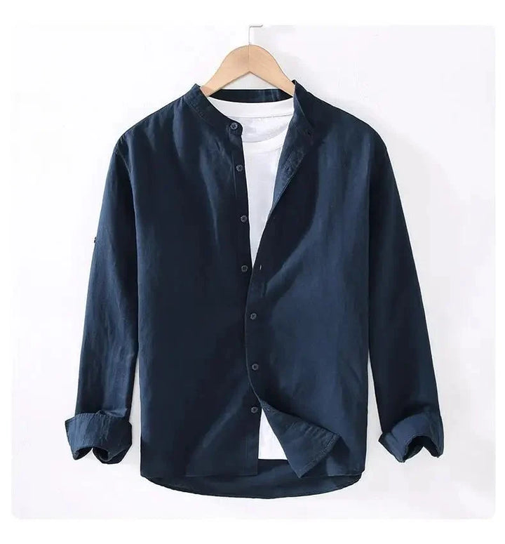 Chemise streetwear à col montant