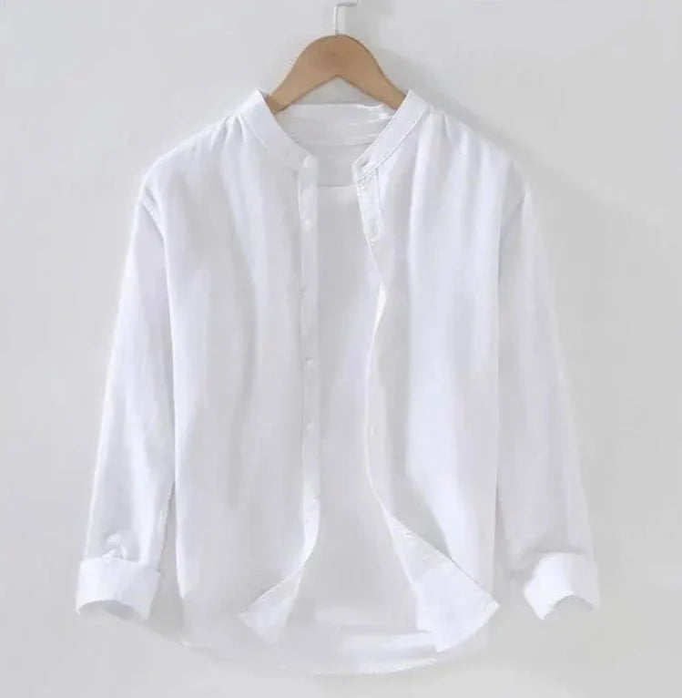 Chemise streetwear à col montant