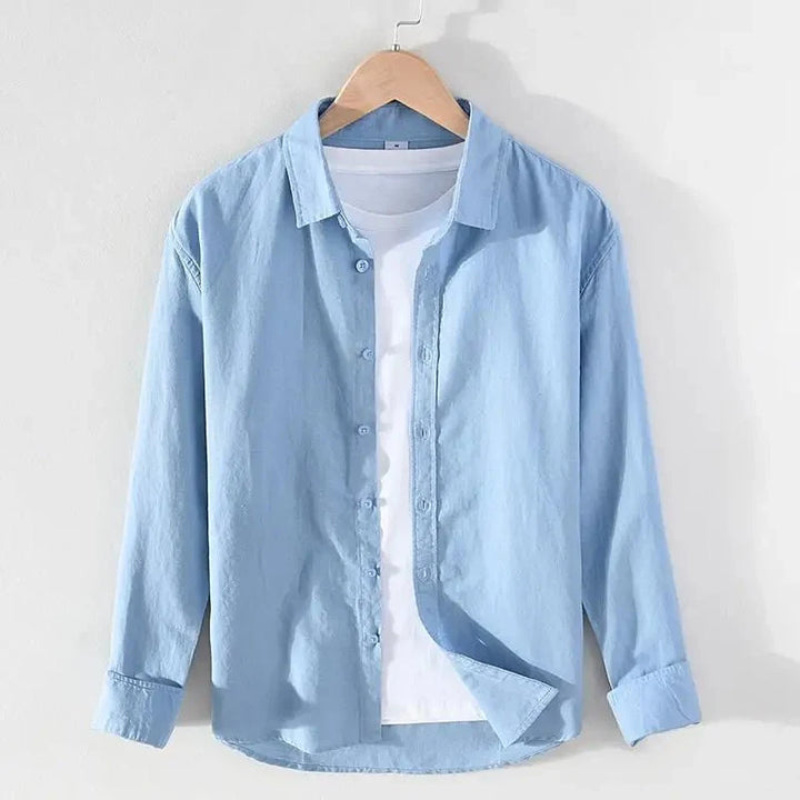 Chemise streetwear à col montant