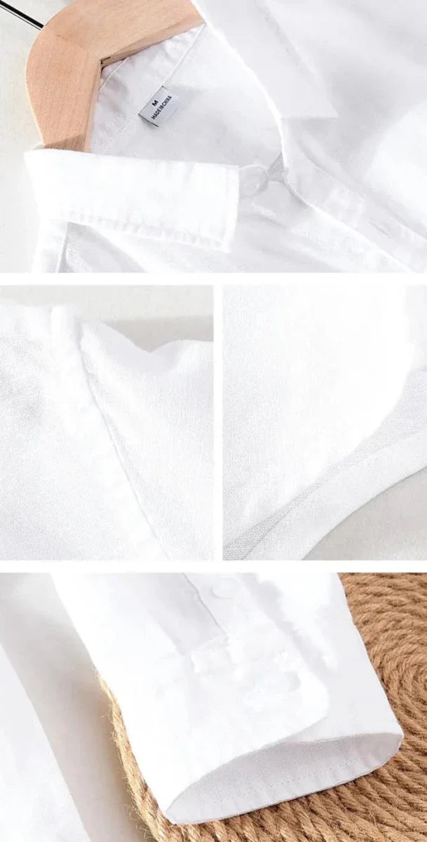 Chemise streetwear à col montant