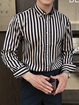 Chemise business élégante à rayures