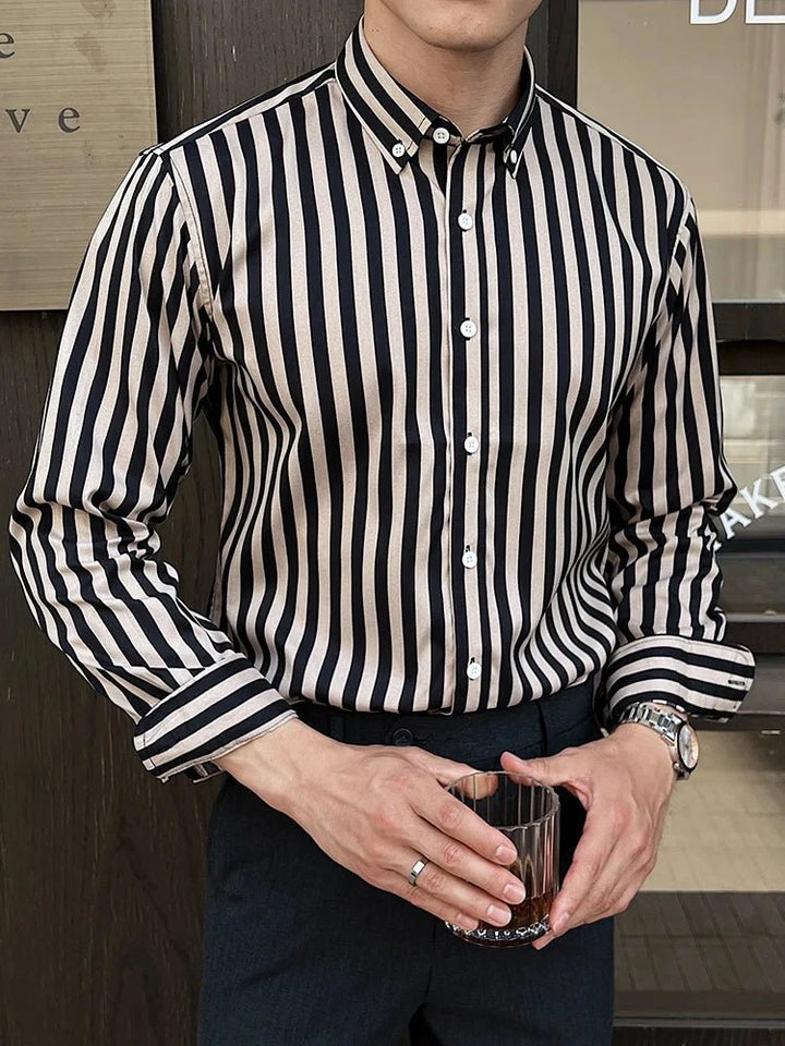 Chemise business élégante à rayures