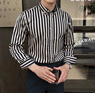 Chemise business élégante à rayures