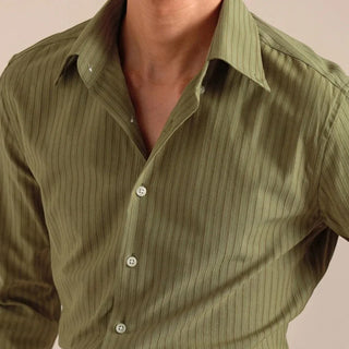 Chemise rayée en coton