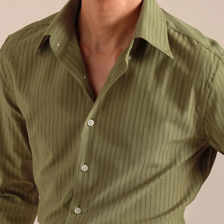 Chemise rayée en coton