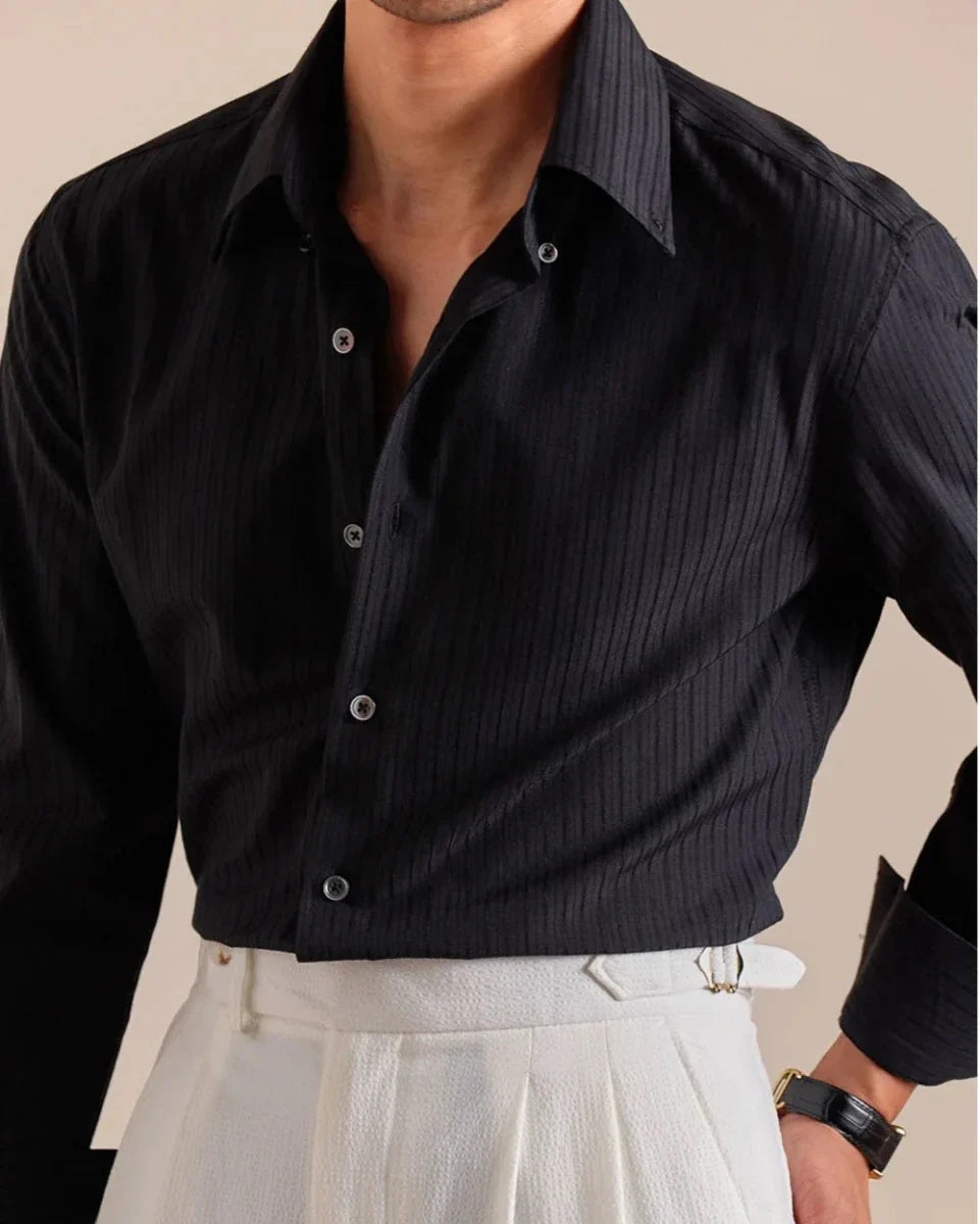 Chemise rayée en coton