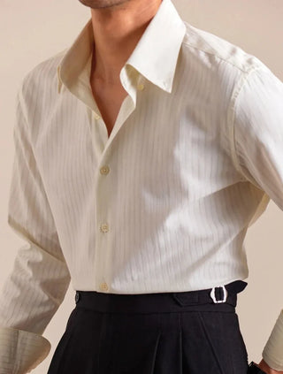 Chemise rayée en coton