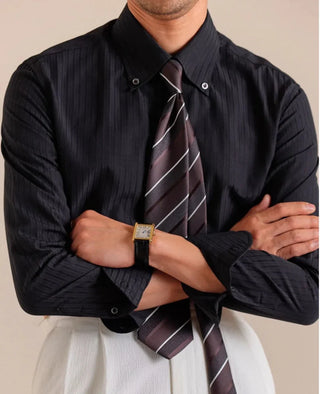 Chemise rayée en coton