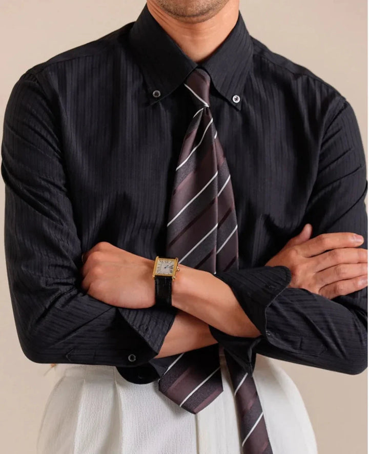 Chemise rayée en coton
