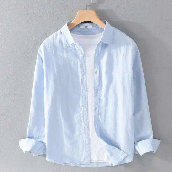 Chemise d’été décontractée à manches longues