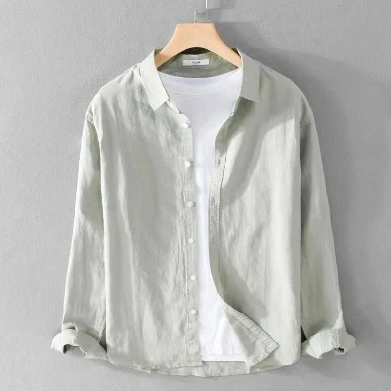 Chemise d’été décontractée à manches longues