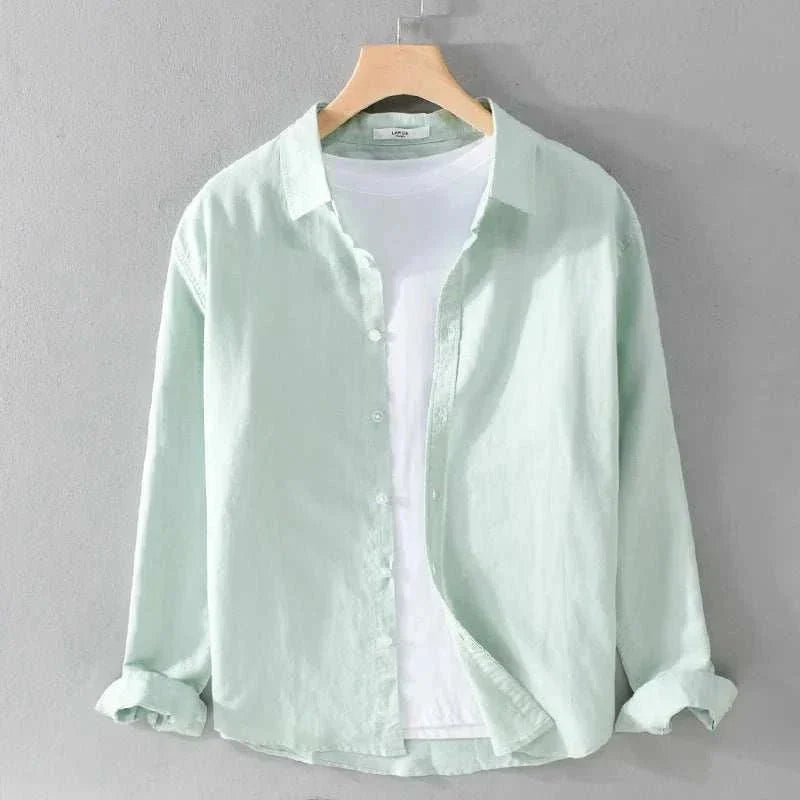 Chemise d’été décontractée à manches longues