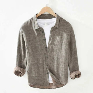 Chemise d’été en pur lin