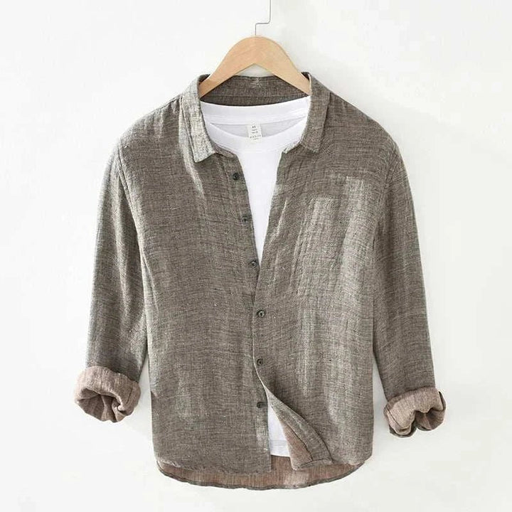 Chemise d’été en pur lin