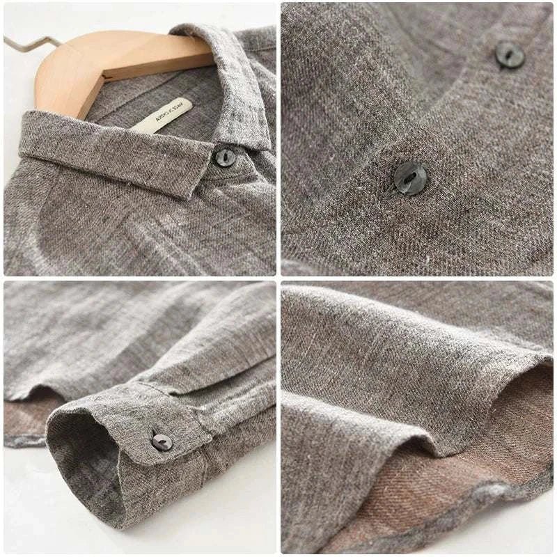 Chemise d’été en pur lin