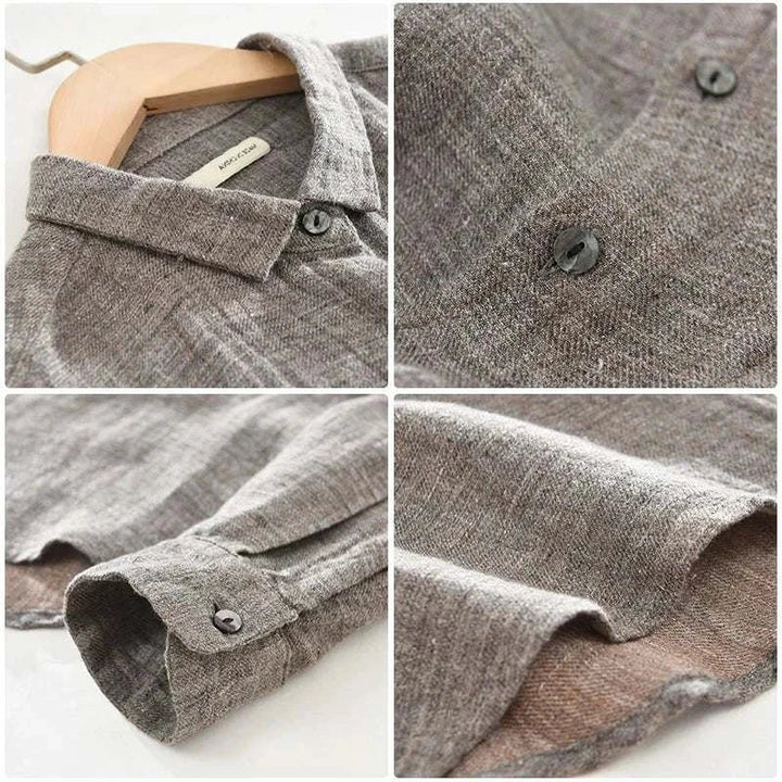 Chemise d’été en pur lin