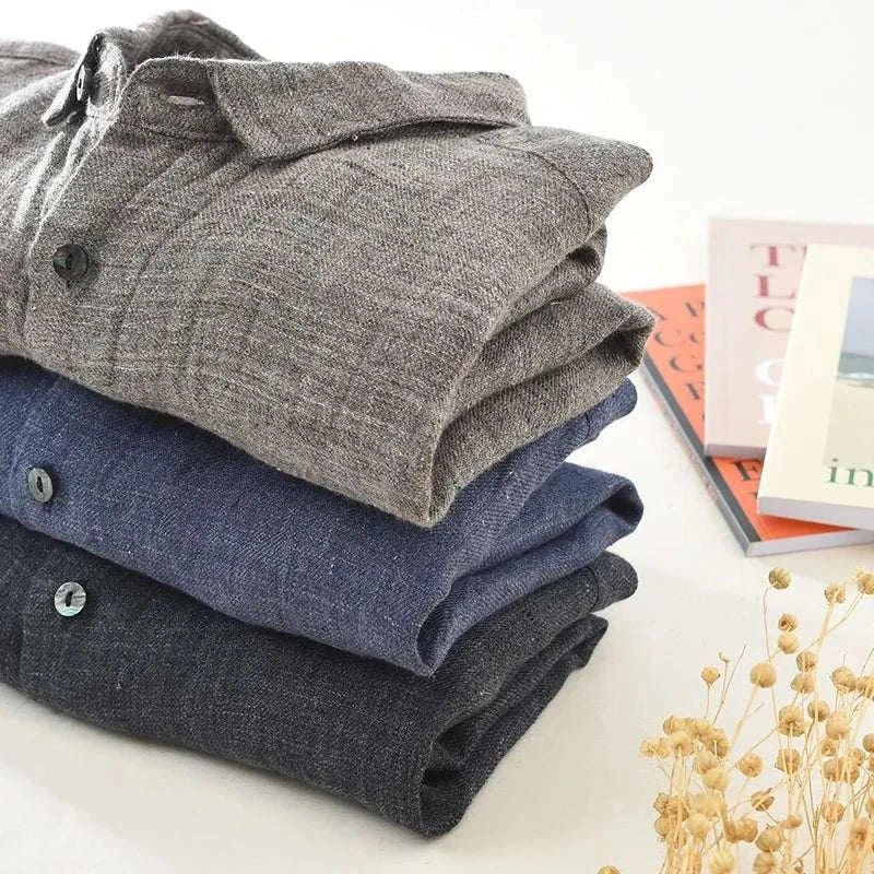 Chemise d’été en pur lin