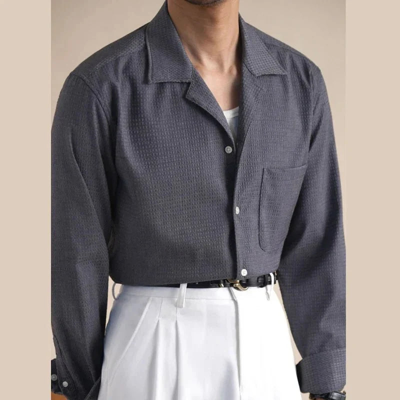 Chemise classique à col ajusté