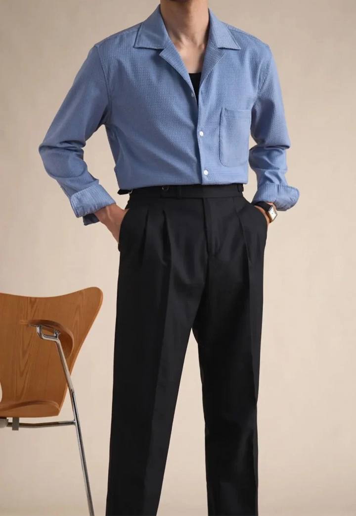 Chemise classique à col ajusté