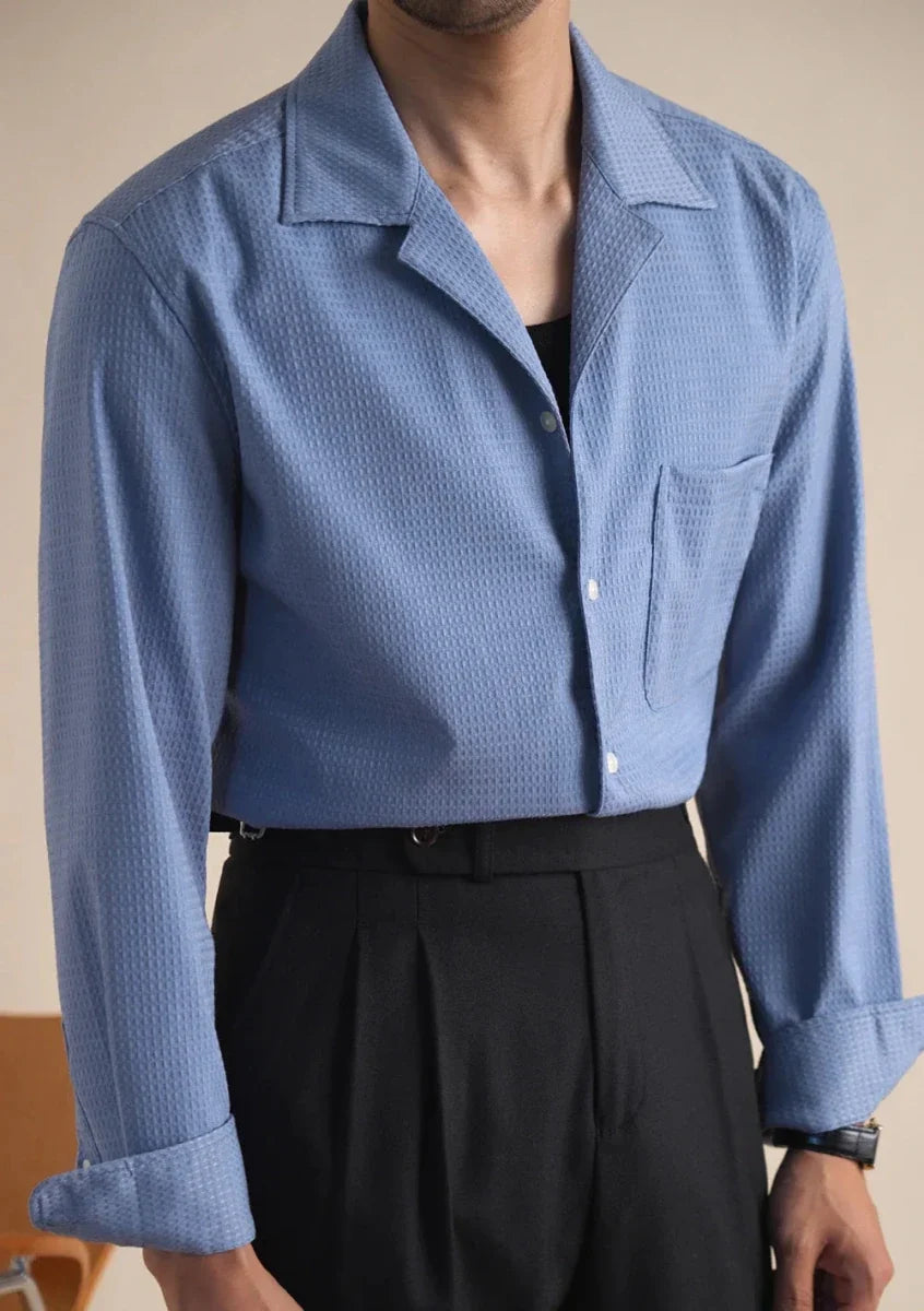 Chemise classique à col ajusté