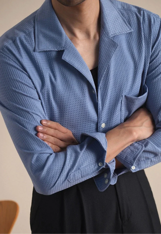 Chemise classique à col ajusté