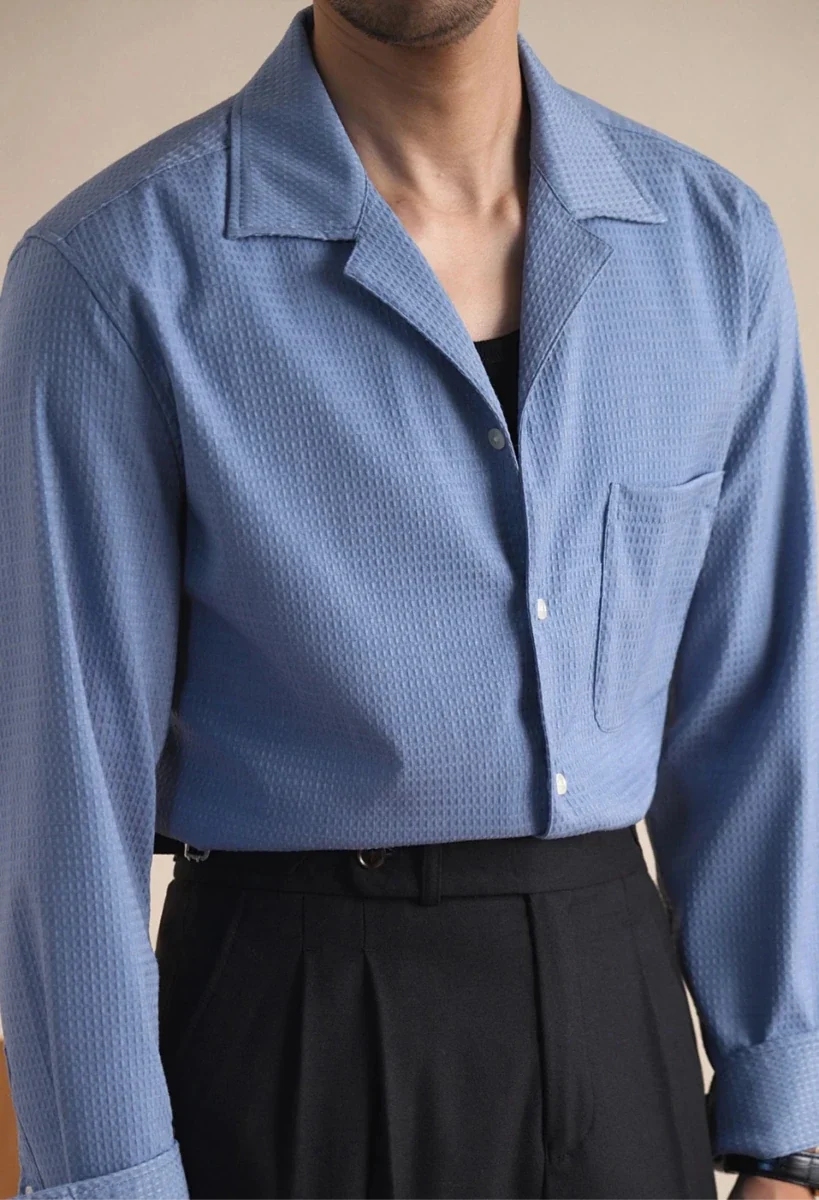 Chemise classique à col ajusté