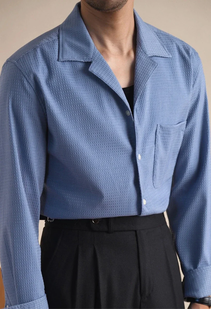 Chemise classique à col ajusté