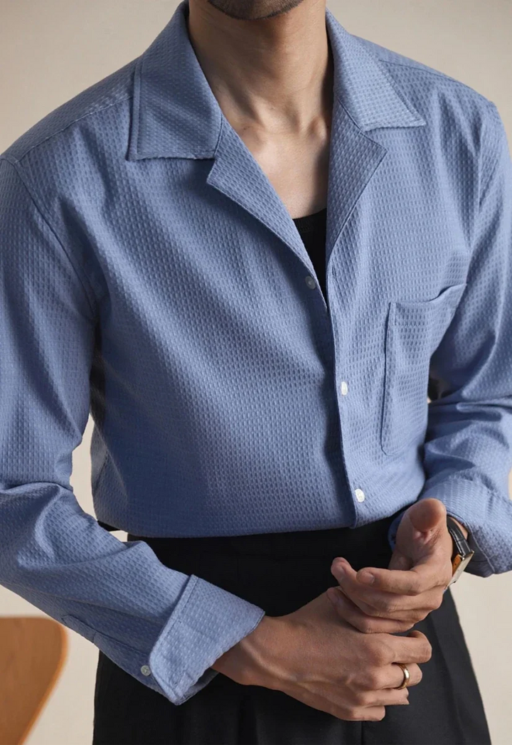 Chemise classique à col ajusté
