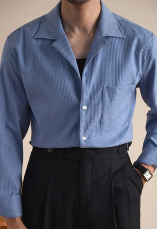 Chemise classique à col ajusté