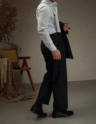 Chemise ajustée à revers pour le bureau et les soirées