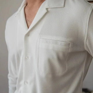 Chemise à col rabattu