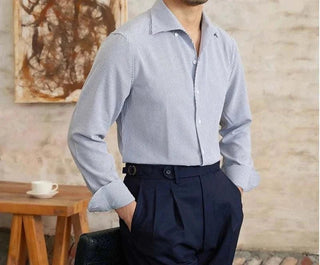 Chemise italienne vintage à manches longues