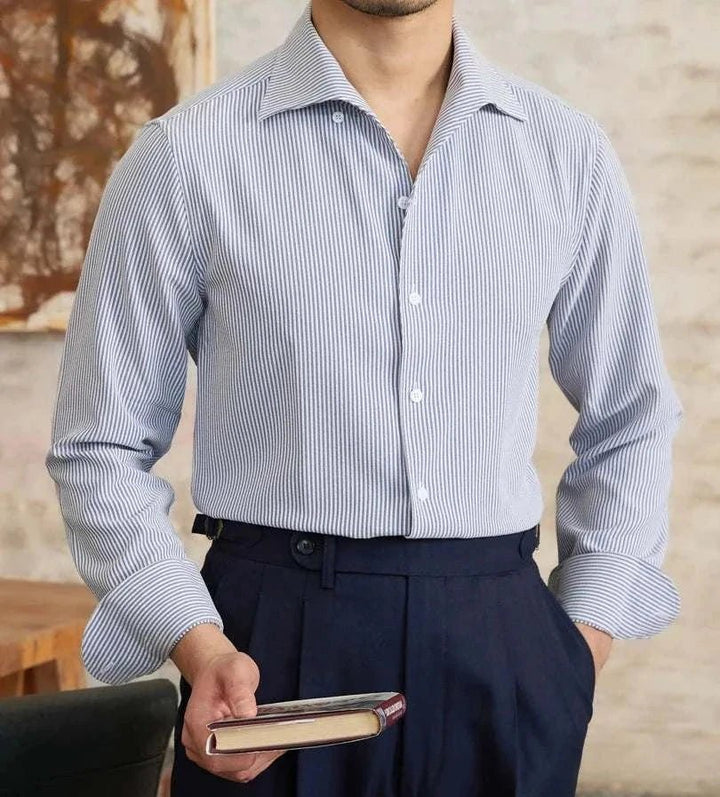 Chemise italienne vintage à manches longues