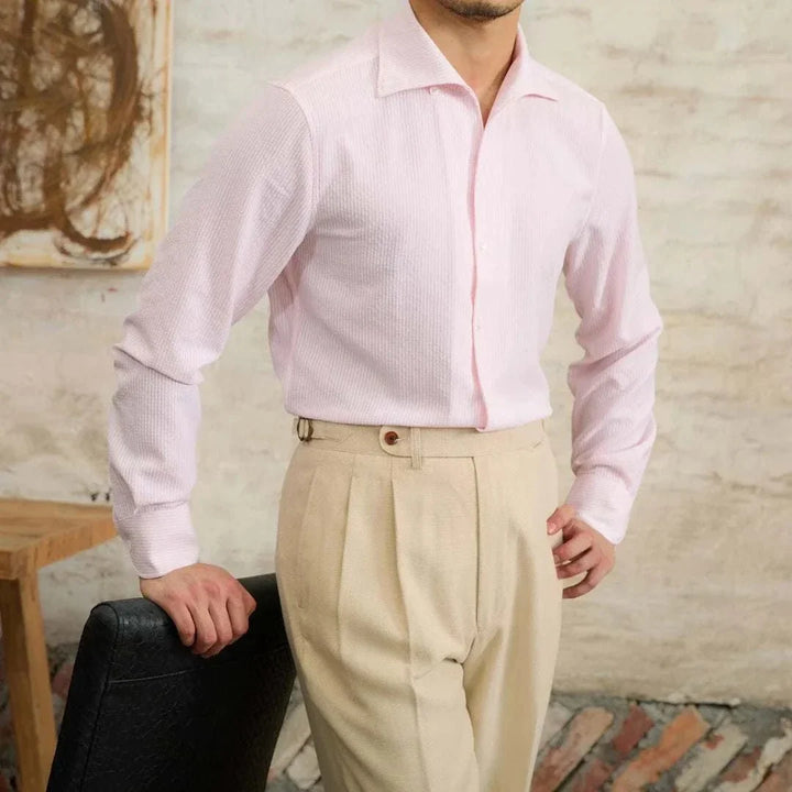 Chemise italienne vintage à manches longues