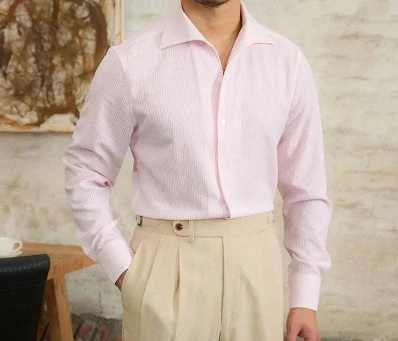 Chemise italienne vintage à manches longues