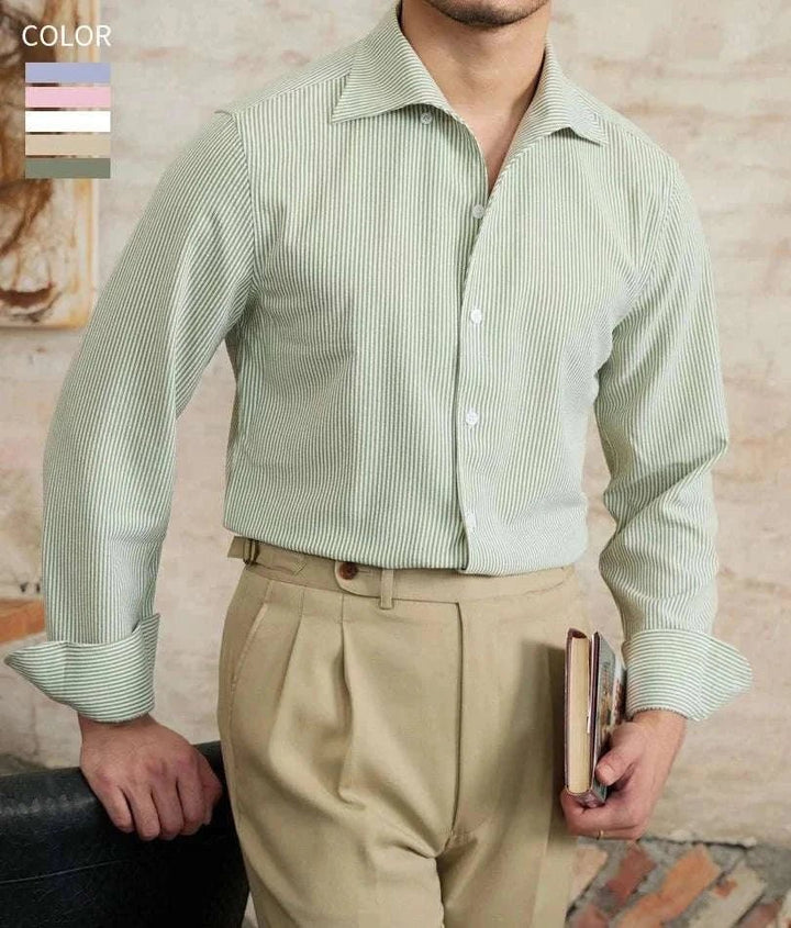 Chemise italienne vintage à manches longues