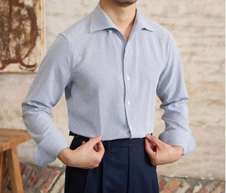 Chemise italienne vintage à manches longues