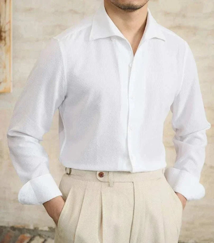 Chemise italienne vintage à manches longues