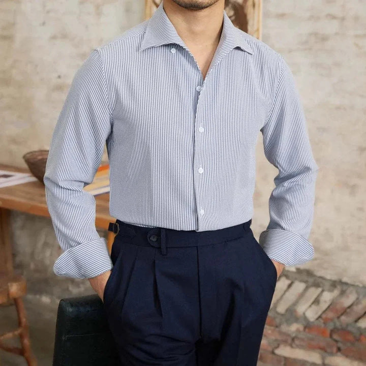 Chemise italienne vintage à manches longues