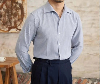 Chemise italienne vintage à manches longues