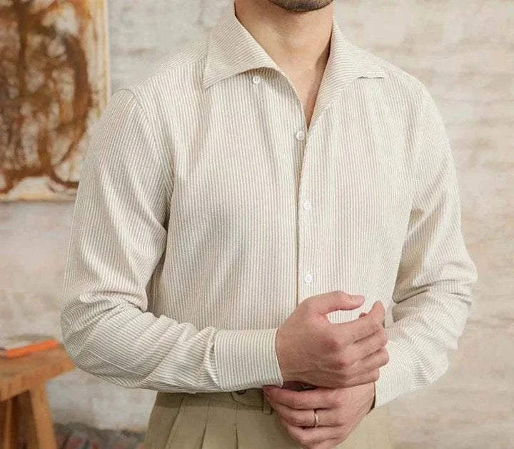 Chemise italienne vintage à manches longues