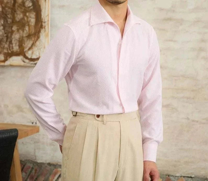 Chemise italienne vintage à manches longues