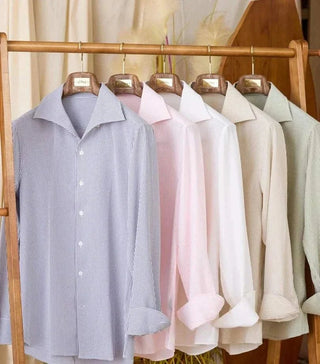 Chemise italienne vintage à manches longues