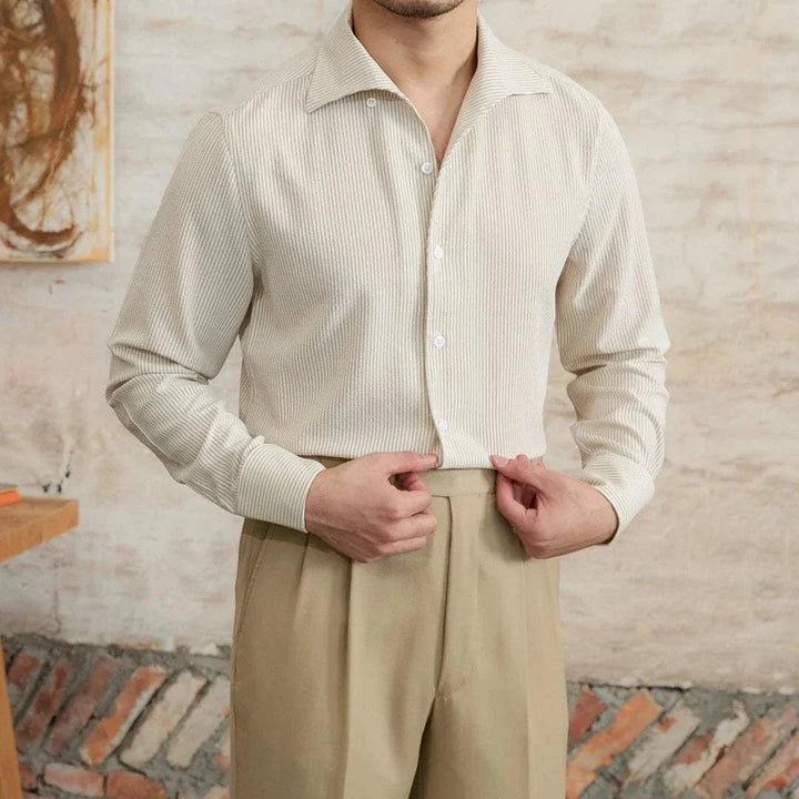 Chemise italienne vintage à manches longues