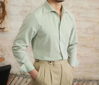 Chemise italienne vintage à manches longues