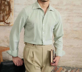 Chemise italienne vintage à manches longues