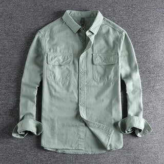 Chemise vintage rétro en coton